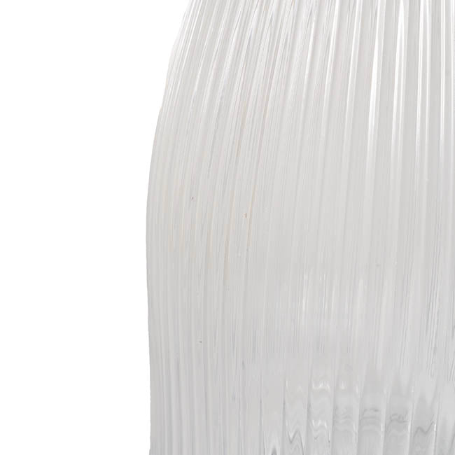 Glass Paige Vase Clear Medium (9TDx10BDx25cmH)