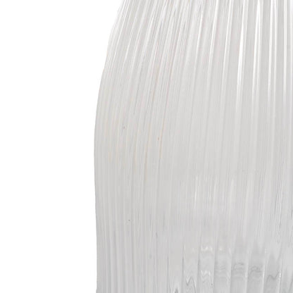 Glass Paige Vase Clear Medium (9TDx10BDx25cmH)