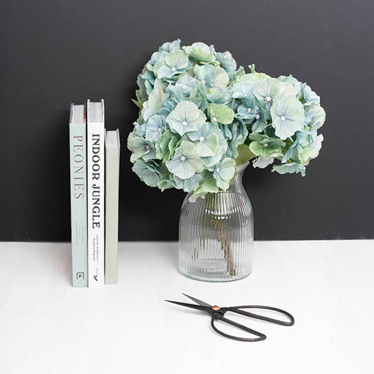 Glass Belly Posy Vase Clear (12x18.5cmH)