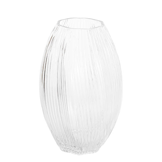 Glass Candy Vase Clear (20x28cmH)