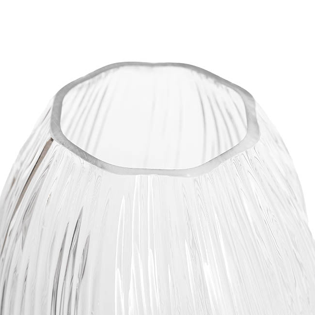 Glass Candy Vase Clear (20x28cmH)