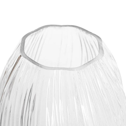 Glass Candy Vase Clear (20x28cmH)