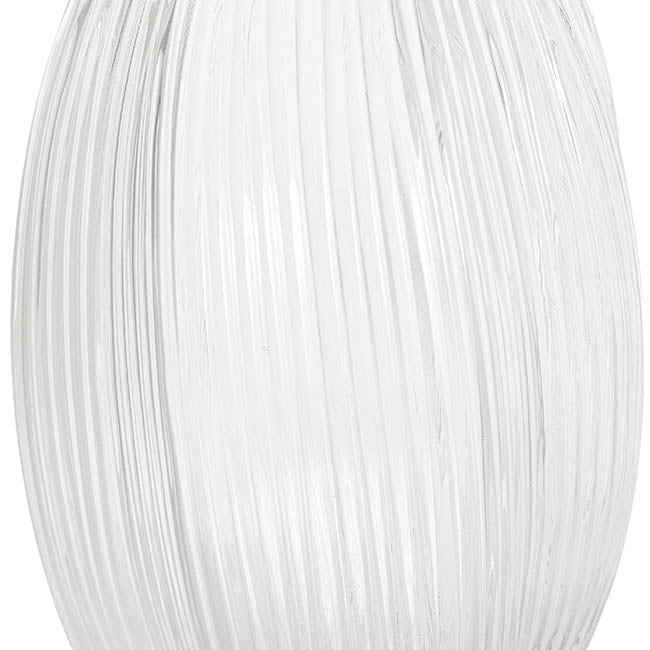 Glass Candy Vase Clear (20x28cmH)