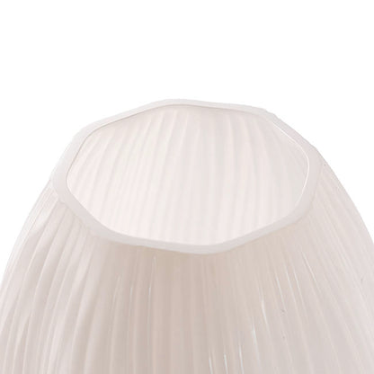 Glass Candy Vase Solid White (20x8TDx28cmH)