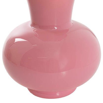 Glass Pomegranate Posy Vase Solid Peach (17x20cmH)