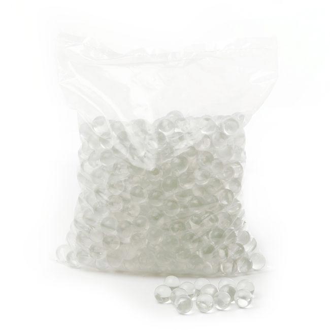 Glass Marbles 16mmD Clear 375pcs (1.8KG Bag)