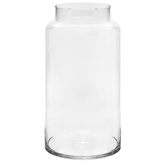 Glass Dimi Squat Dome Vase Extra Lrg Clear (13TDx18BDx40cmH)