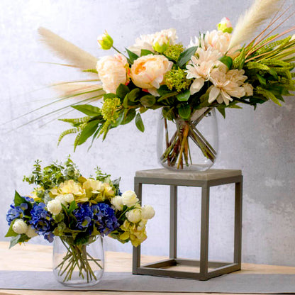 Glass Avery Posy Vase Clear (14TDx15Dx15cmH)