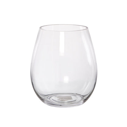 Glass Claire Vase Clear (19Dx23cmH)
