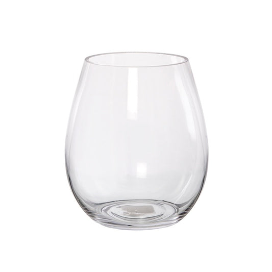 Glass Claire Vase Clear (19Dx23cmH)