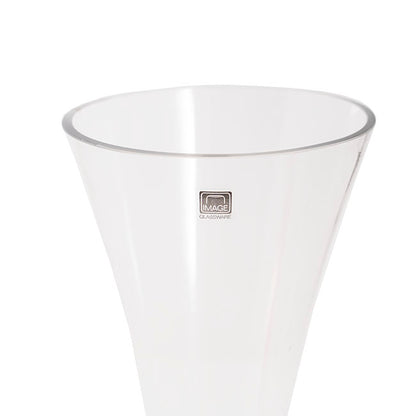 Glass Julep Vase Clear (13Dx30cmH)
