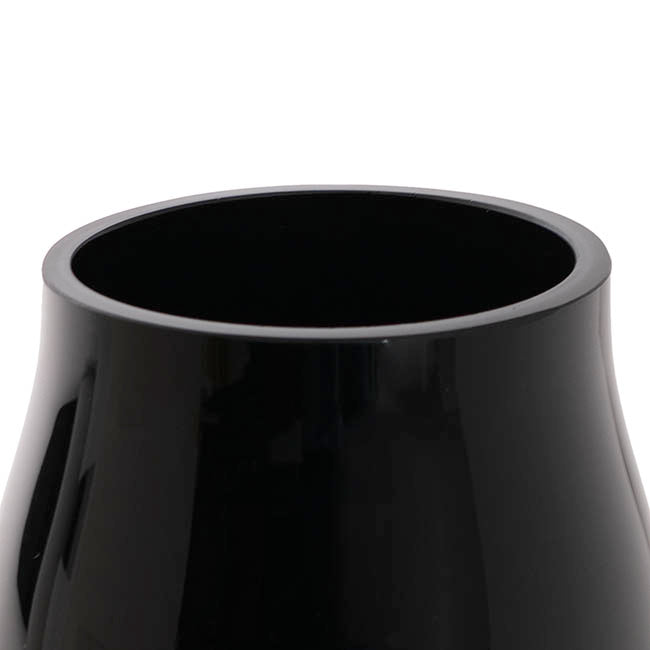 Glass Stella Physique Posy 1 Vase Black (9.5TDx11.5BDx16cmH)