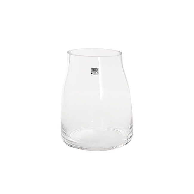 Glass Stella Physique Posy Vase Clear (9.5TDx11.5BDx16cmH)