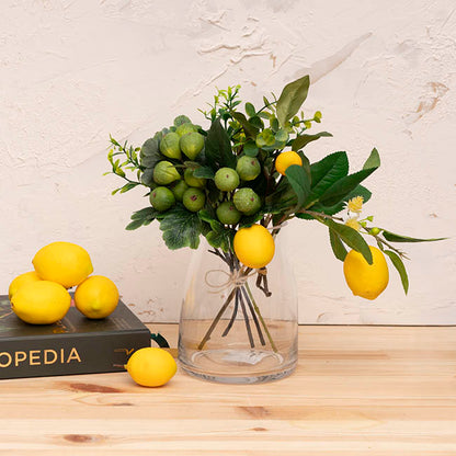 Glass Stella Physique Posy Vase Clear (9.5TDx11.5BDx16cmH)