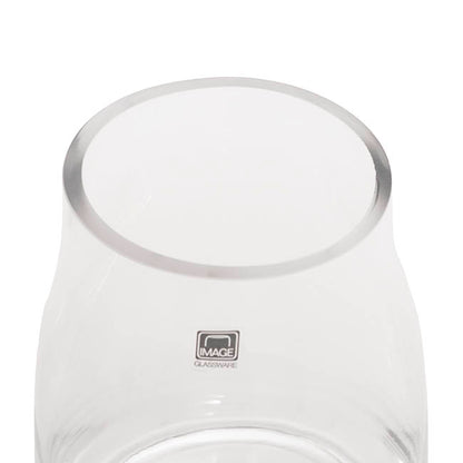 Glass Stella Physique Posy Vase Clear (9.5TDx11.5BDx16cmH)