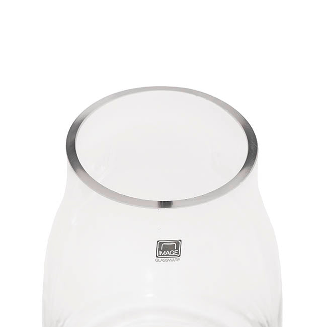 Glass Stella Physique Posy Vase Clear (10TDx12BDx18cmH)