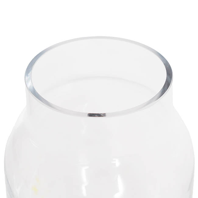 Glass Gia Vase Clear (11x13cmH)