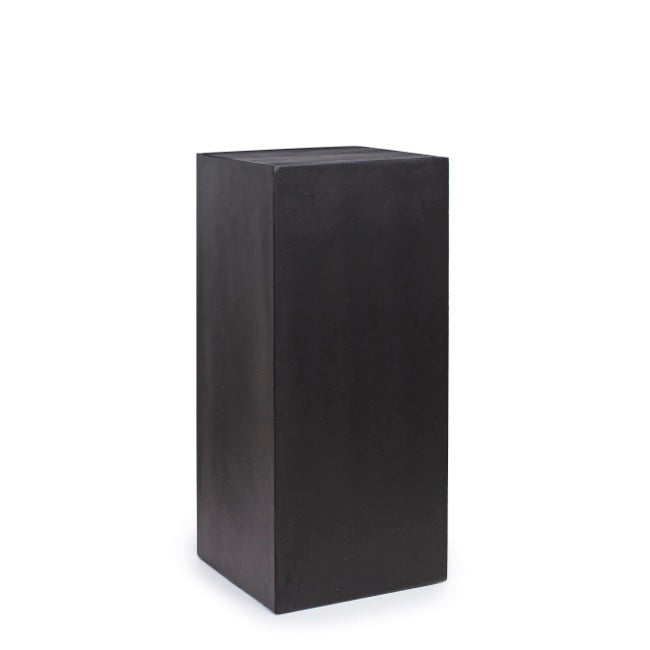 Fibreglass Plinth Square Matte Black (32x32x71cmH)