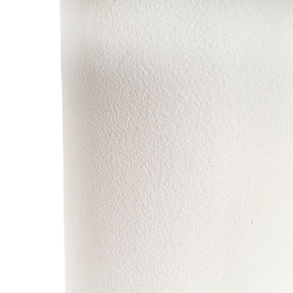 Fibreglass Plinth Round Limestone White (33cmDx41cmH)
