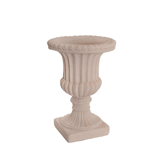 Grecian Fibreglass Urn Limestone Nude (36cmDx50cmH)