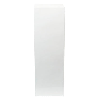 Fibreglass Plinth Square Gloss White (38x38x121cmH)