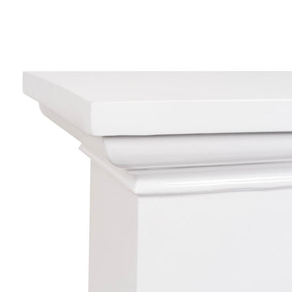 Fibreglass Square Pedestal Gloss White (46x46x83cmH)