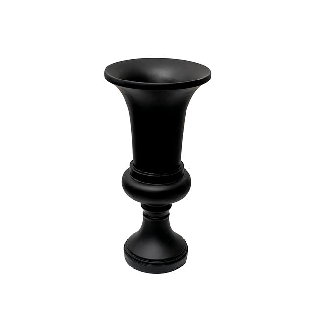 Fibreglass Trumpet Urn Matte Black (29.5x61cmH)