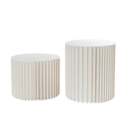 Elite Foldable Paper Riser Set 2 White (31Dx25cmH & 35cmH)
