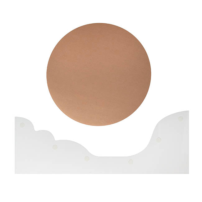 Elegant Foldable Paper Plinth White (50Dx70cmH)