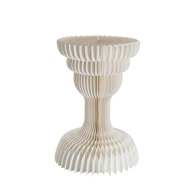 Elegant Foldable Paper Plinth White (50Dx70cmH)