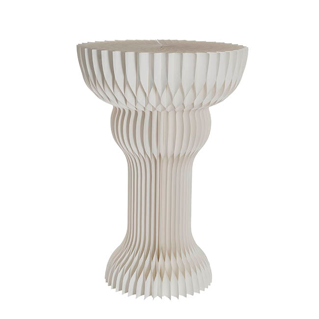 Elegant Foldable Paper Classic Plinth White (65Dx90cmH)