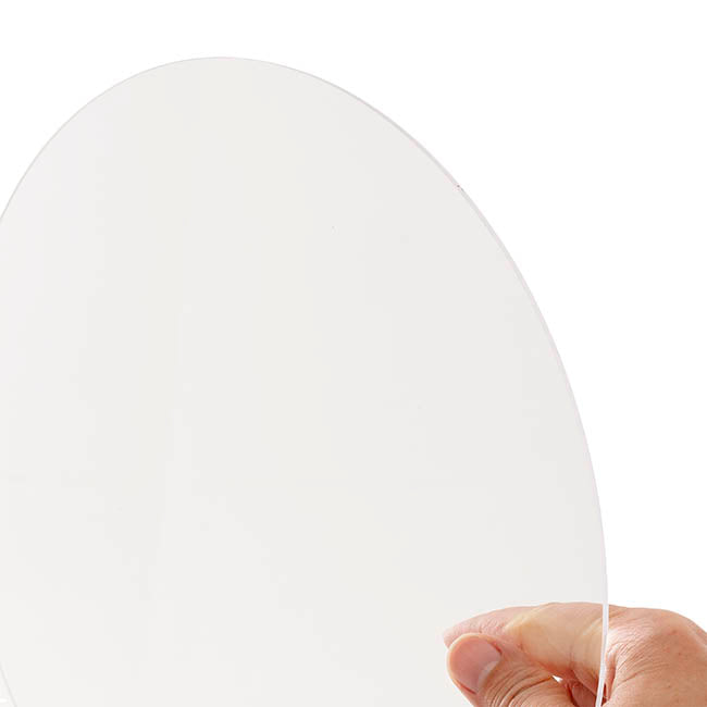 Clear Acrylic Plates Pack 2 (30cmDx0.03cmH)