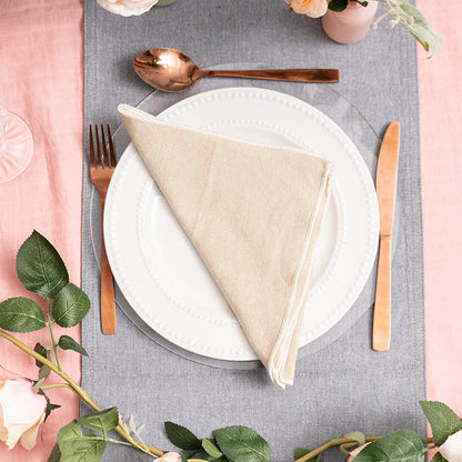 Clear Acrylic Plates Pack 2 (30cmDx0.03cmH)