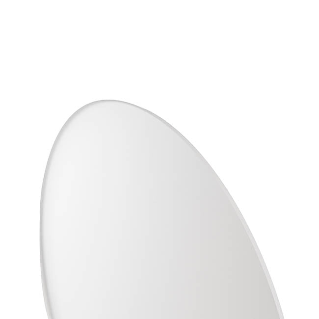 Frosted Acrylic Plates Pack 2 Clear (30cmDx0.03cmH)