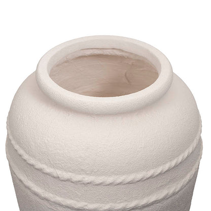 Fibreglass Roman Planter Limestone White (46x65cmH)