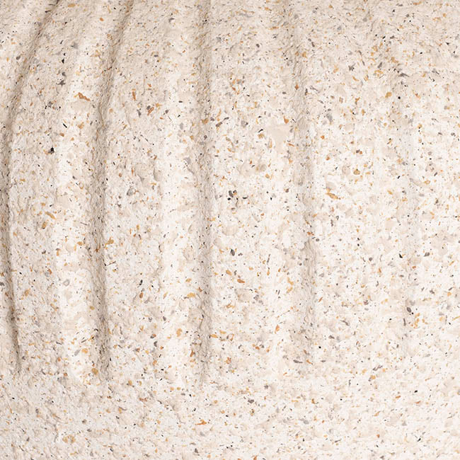 Fibreglass Amelia Vase Limestone Sand (35x34cmH)