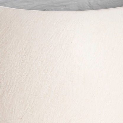 Fibreglass Large Round Planter Matte White (38x28cmH)