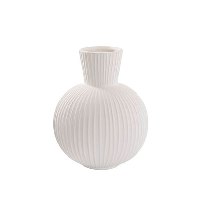 Nordic Resin Vase White (21.5x28cmH)