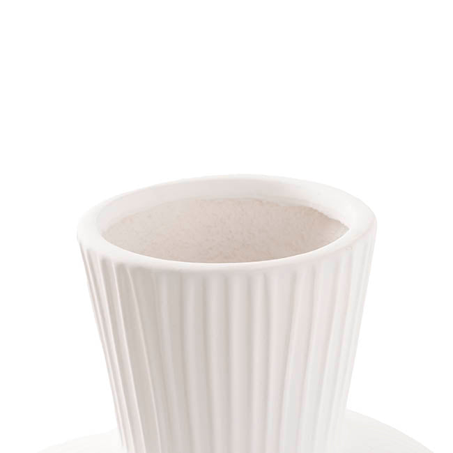 Nordic Resin Vase White (21.5x28cmH)
