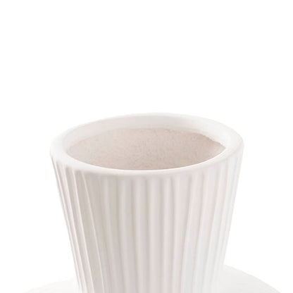 Nordic Resin Vase White (21.5x28cmH)