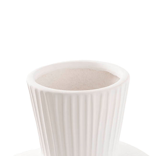 Nordic Resin Vase White (21.5x28cmH)
