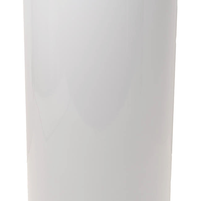 Classic Round Plinth Metal Set 3 White (50/55/60cmH)