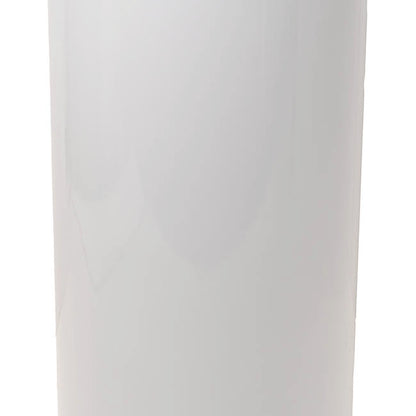 Classic Round Plinth Metal Set 3 White (50/55/60cmH)