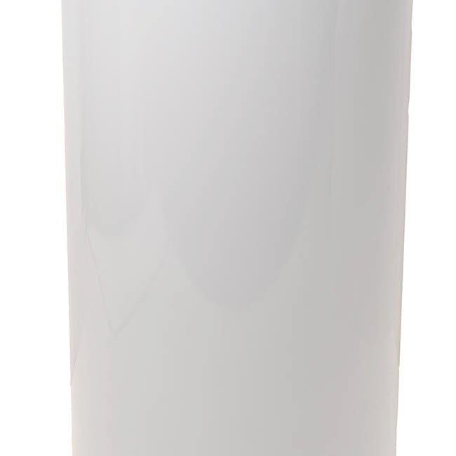 Classic Round Plinth Metal Set 3 White (60/75/90cmH)