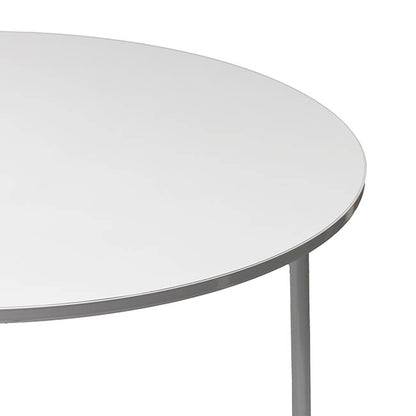 Coffee Table Riser Metal Set 2 White (80/120Dx50/60cmH)