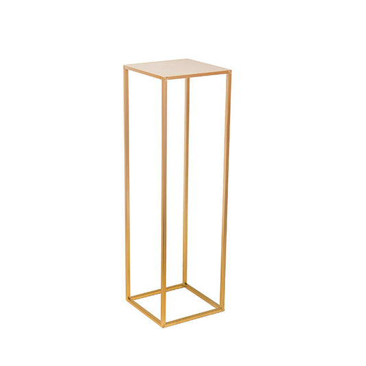 Metal Centrepiece Flower Table Stand KD Gold (20x20x80cmH)