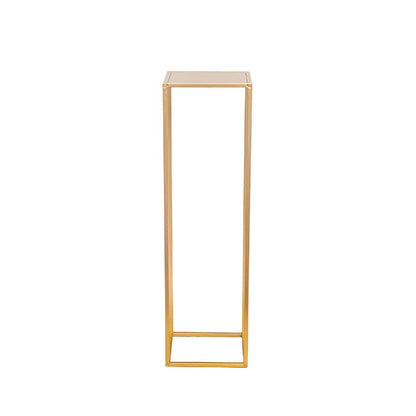 Metal Centrepiece Flower Table Stand KD Gold (20x20x80cmH)