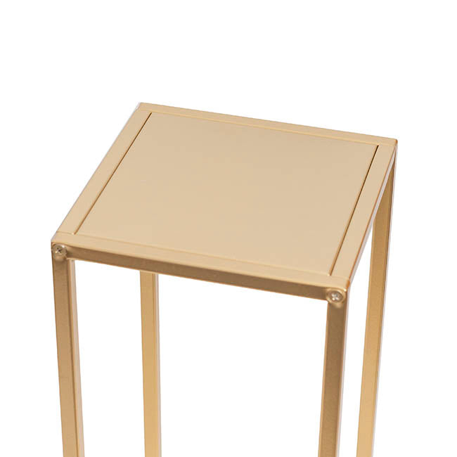 Metal Centrepiece Flower Table Stand KD Gold (20x20x80cmH)