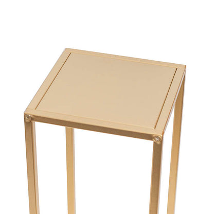 Metal Centrepiece Flower Table Stand KD Gold (20x20x80cmH)
