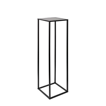 Metal Centrepiece Flower Table Stand KD Black (25x25x95cmH)